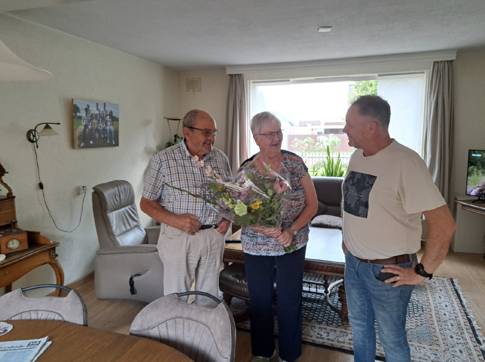 Bedankt Goen en Harrie voor vele wasjes